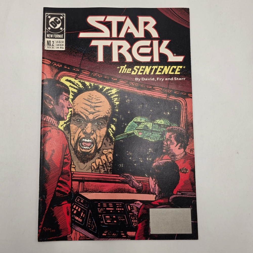 DC Comics Star Trek Comic Book Multi The Sentence No 2 1989 Sci-Fi Copper